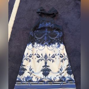 Ted Baker Molliat Persian Blue Halterneck Tunic.